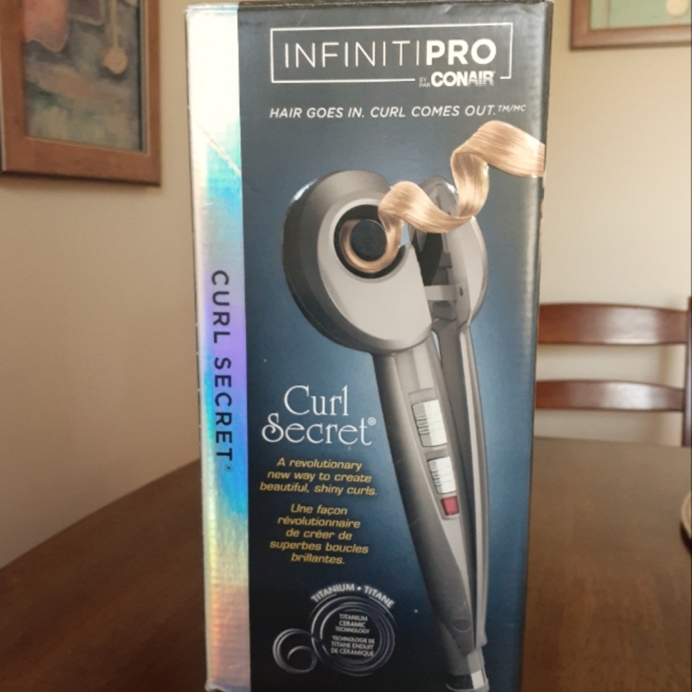 Infinitipro by Conair Curl Secret Styling Device Grey